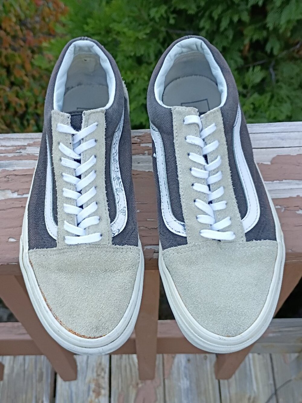 Vans Old Skool suede/canvas sneakers Men's sz 7, Women's 8.5